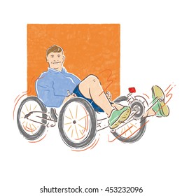 Tricycle Athlete
