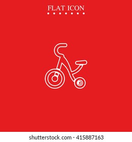 Tricycle icon.