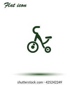 Tricycle icon.