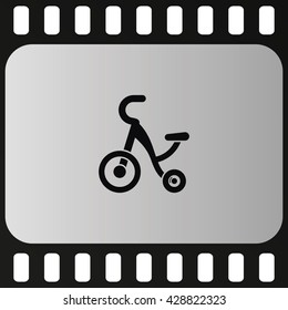Tricycle icon.