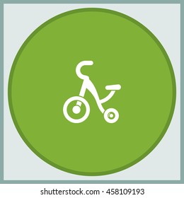 Tricycle icon.