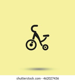 Tricycle icon.