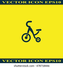 Tricycle icon.