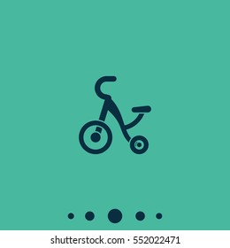 Tricycle icon.