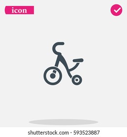 Tricycle icon.