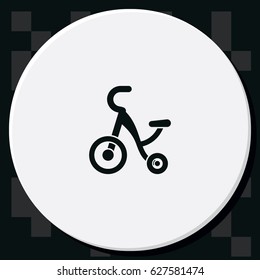 Tricycle icon.