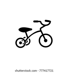 Tricycle icon. Children toys Icon. Premium quality graphic design. Signs, symbols collection, simple icon for websites, web design, mobile app on white background