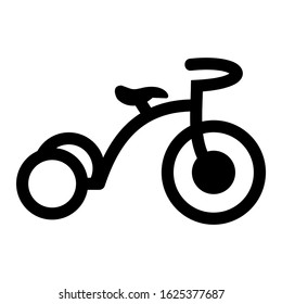 tricycle icon or logo isolated sign symbol vector illustration - high quality black style vector icons
