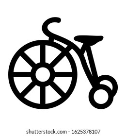 tricycle icon or logo isolated sign symbol vector illustration - high quality black style vector icons
