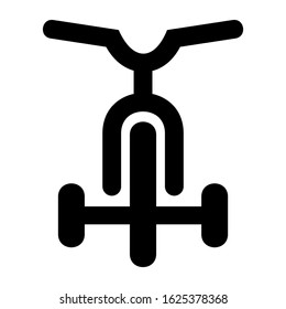 tricycle icon or logo isolated sign symbol vector illustration - high quality black style vector icons

