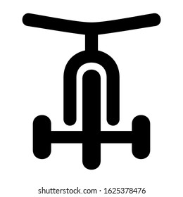 tricycle icon or logo isolated sign symbol vector illustration - high quality black style vector icons
