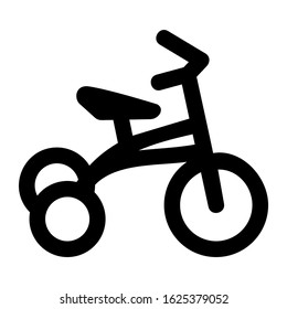 tricycle icon or logo isolated sign symbol vector illustration - high quality black style vector icons
