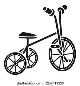 Tricycle icon. Simple illustration of tricycle vector icon for web design isolated on white background