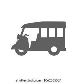 Tricycle icon in trendy flat style isolated on white background. Symbol for your web site design, logo, app, UI. Vector illustration, EPS