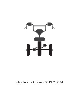 Tricycle icon vector illustration design template.