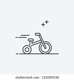 Tricycle Modern Simple UI Vector Icon
