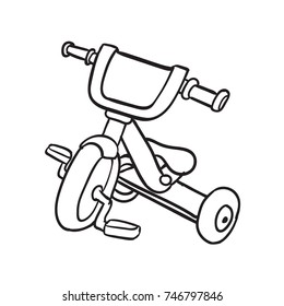 tricycle vector doodle