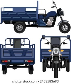 tricycle vector template design , White background