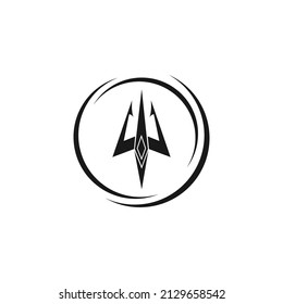 Design des kreativen Markenzeichens von Trident