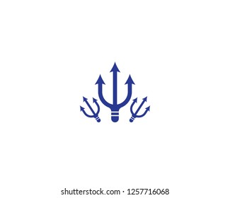 Trident icon illustration
