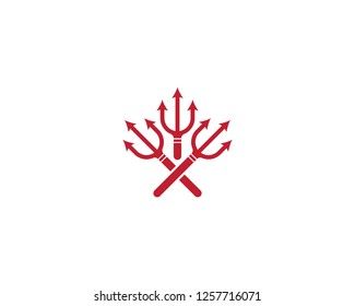 Trident icon illustration