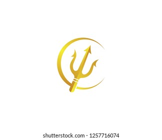 Trident icon illustration