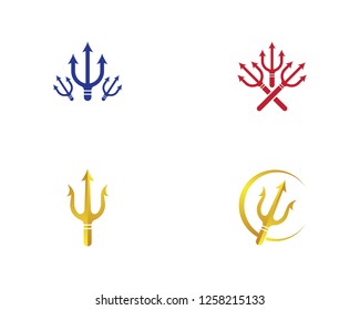 Trident icon illustration