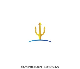 Trident icon illustration