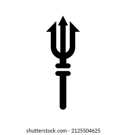 Trident icon isolated on white background