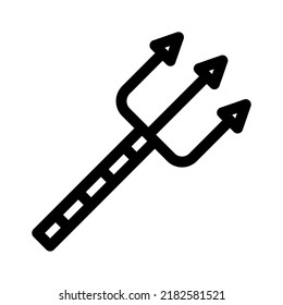trident icon or logo isolated sign symbol vector illustration - high quality black style vector icons
