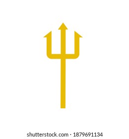 Trident icon, vector illustration. Flat design style. vector trident icon illustration isolated on white background, trident icon Eps10. trident icons graphic design vector symbols.