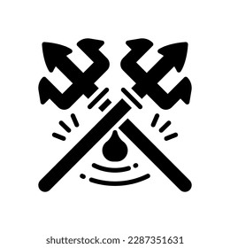 trident icon for your website, mobile, presentation, and logo design.