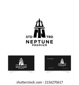 Trident Initial N T Vintage Logo Design Vektorgrafik
