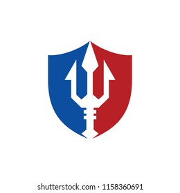 Trident Logo Design Stock Vector (Royalty Free) 1158360691 | Shutterstock