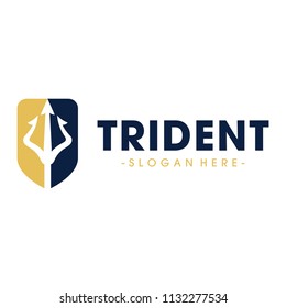 Trident logo design inspiration Vector