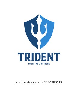Trident logo design inspiration Vector