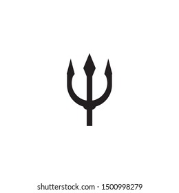 Trident logo design inspiration vector illustration template