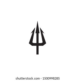 Trident logo design inspiration vector illustration template