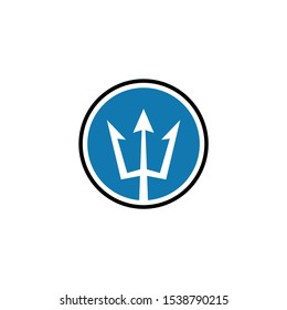 trident logo design inspiration vector