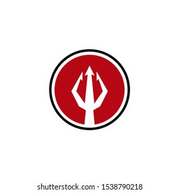 trident logo design inspiration vector