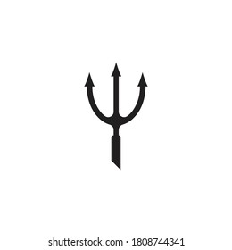 diseño de ilustración de icono de logotipo trident