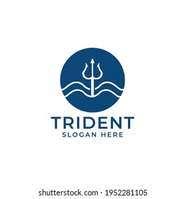 Design-Konzept für Trident-Logo-Stilvorlagen
