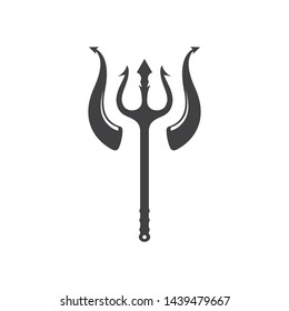 Lord Mahadev Vector Design Holding Trishul Stock Vector (Royalty Free ...