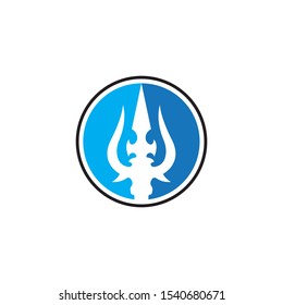 Trident Logo Template vector icon illustration design