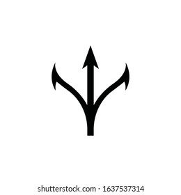 Trident Logo Template vector icon illustration design