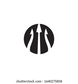 Trident Logo Template vector icon illustration design