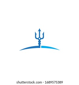 Vektorillustration für Trident-Logo-Vorlage - Symboldesign