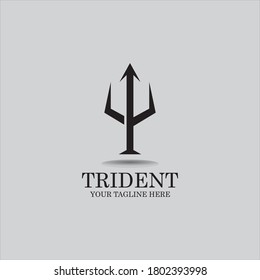 Trident Logo Template vector icon illustration design