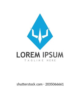 Vorlage für Triple-Logos, Vektorgrafik-Design
