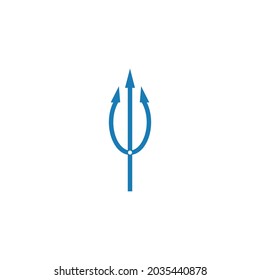 Trident Logo Template vector icon illustration design
